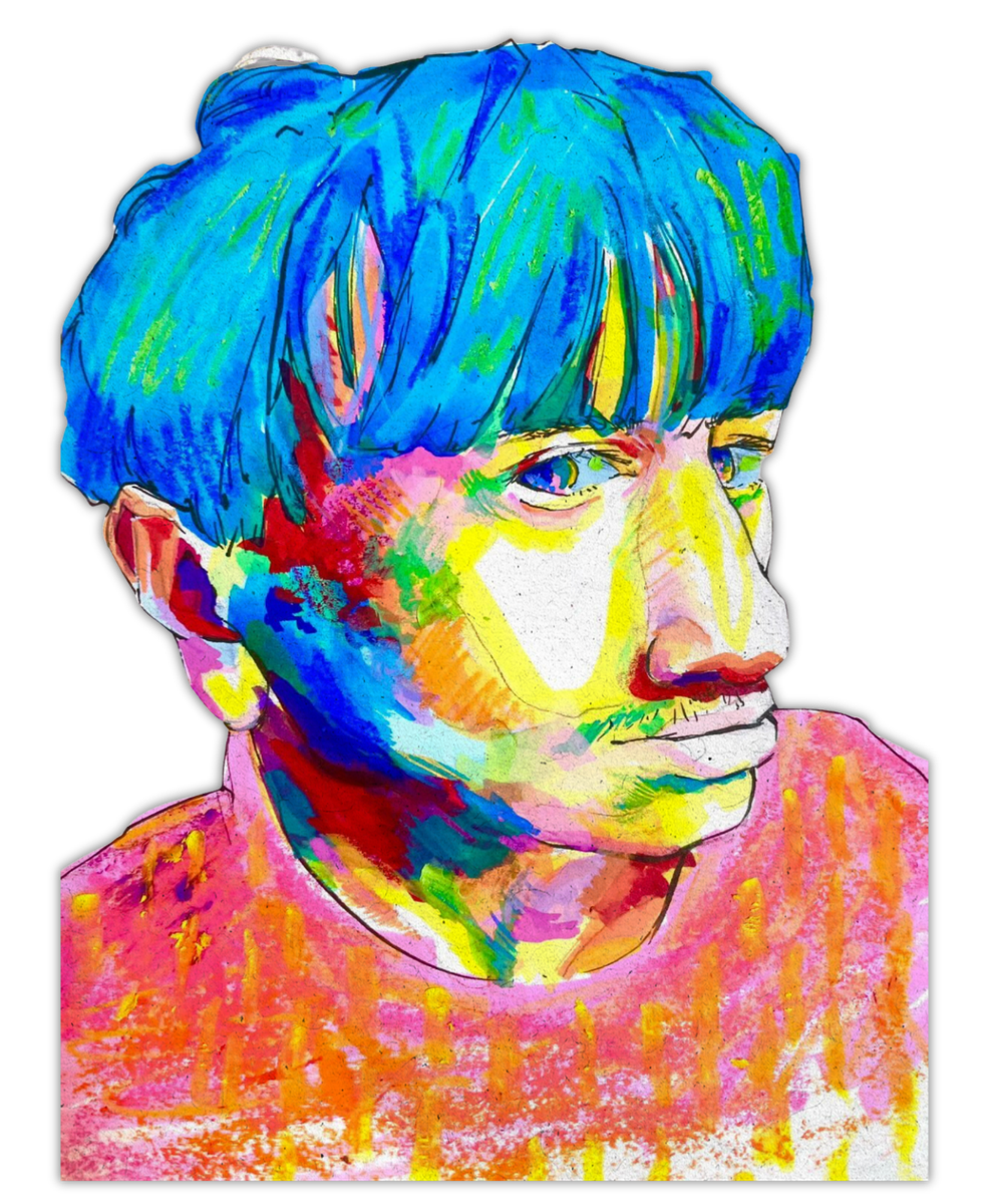 Self portrait of Dillin Landey